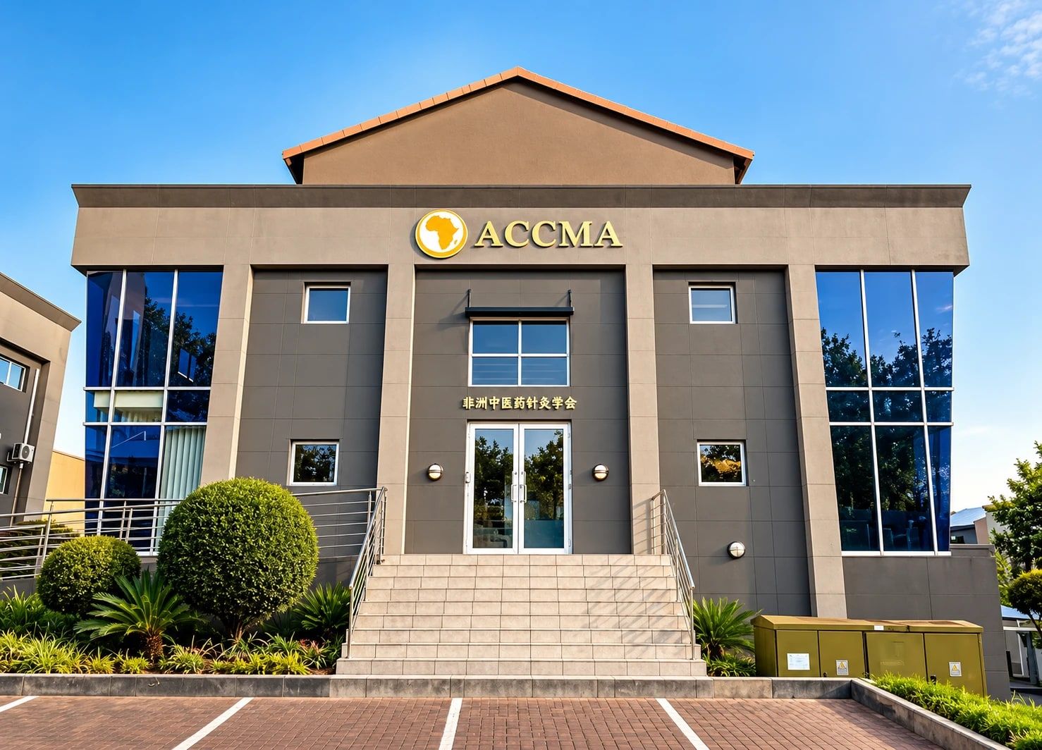 Exterior of the ACCMA Building at Sunninghill Office Park